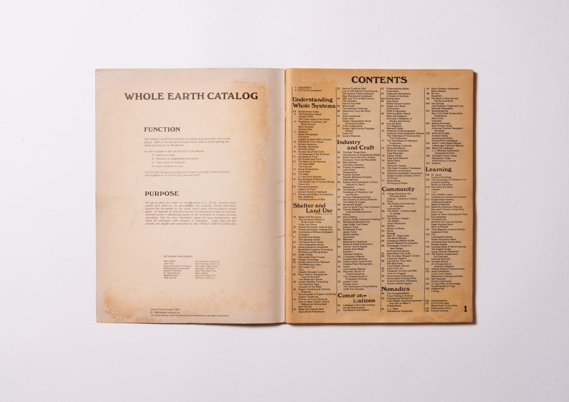 Whole Earth Catalog Spring 1969 – FRAGILE BOOKS